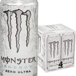 Monster Energy Zero Ultra, Sugar Free Energy Drink, 16 Fl Oz (Pack of 24)